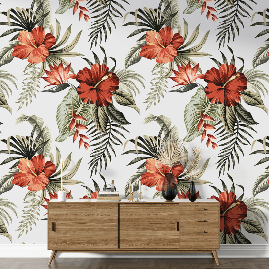 Papel pintado con motivos XL - Motivo floral