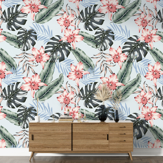 Papel pintado con motivos XL - Motivo floral