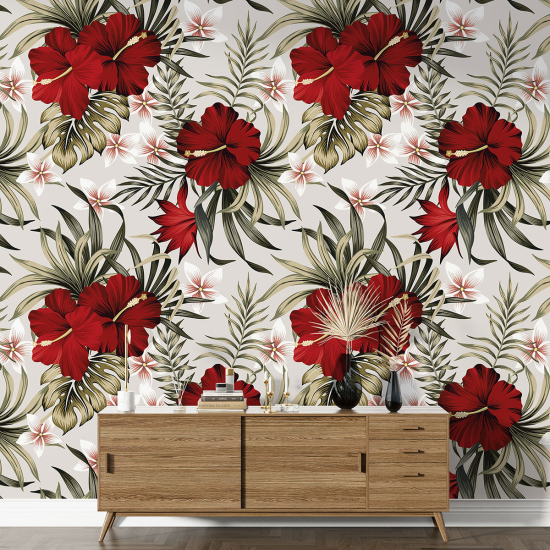 Papel pintado con motivos XL - Motivo floral