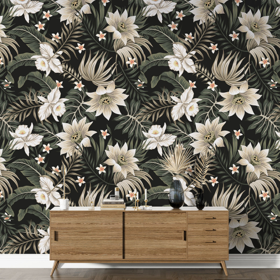 Papel pintado con motivos XL - Motivo floral