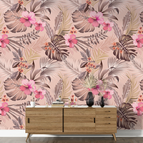 Papel pintado con motivos XL - Motivo floral