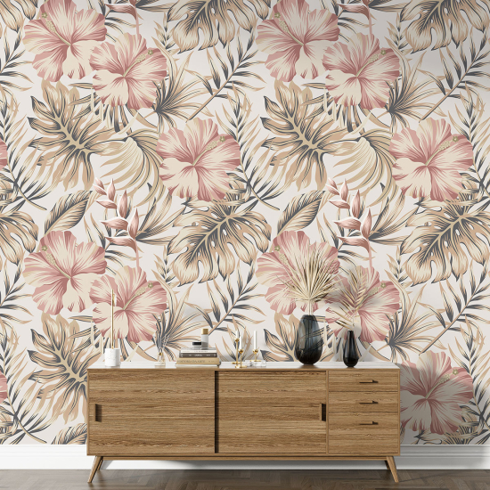 Papel pintado con motivos XL - Motivo floral