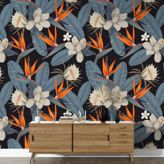 Papel pintado con motivos XL - Motivo floral