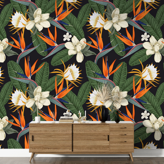 Papel pintado con motivos XL - Motivo floral