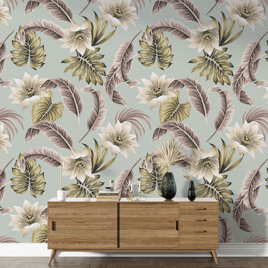 Papel pintado con motivos XL - Motivo floral
