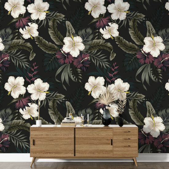 Papel pintado con motivos XL - Motivo floral