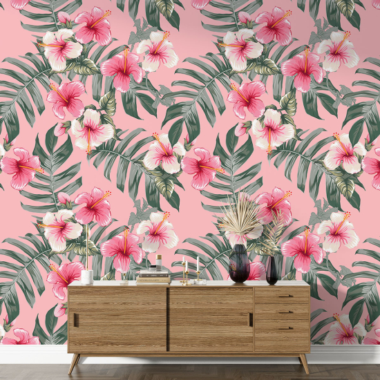 Papel pintado con motivos XL - Motivo floral