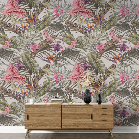 Papel pintado con motivos XL - Motivo floral