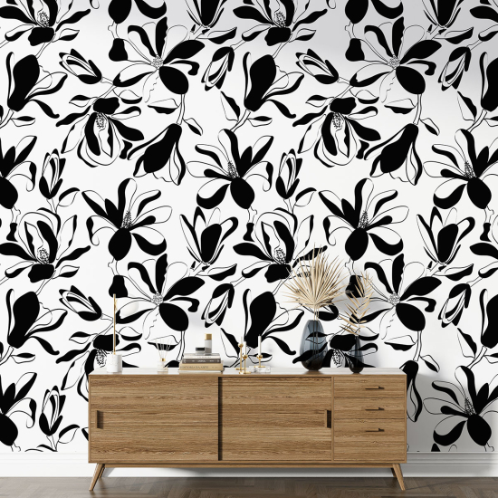 Papel pintado con motivos XL - Motivo floral