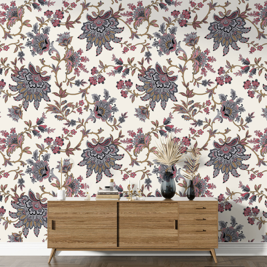 Papel pintado con motivos XL - Motivo floral