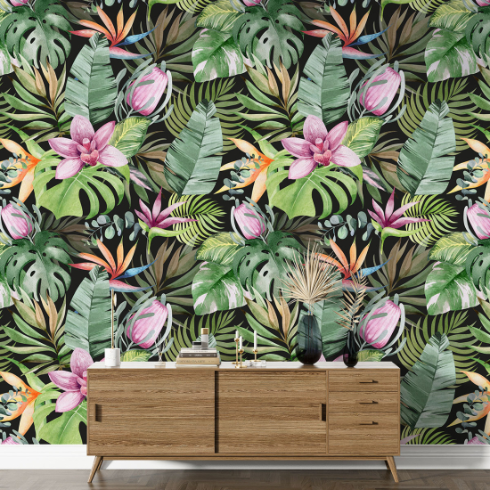 Papel pintado con motivos XL - Motivo tropical