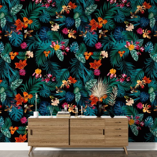 Papel pintado con motivos XL - Motivo tropical