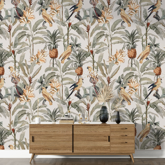 Papel pintado con motivos XL - Motivo tropical