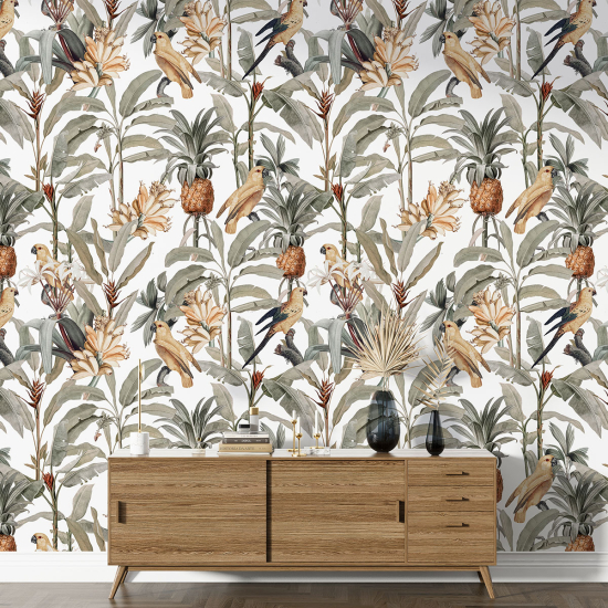 Papel pintado con motivos XL - Motivo tropical