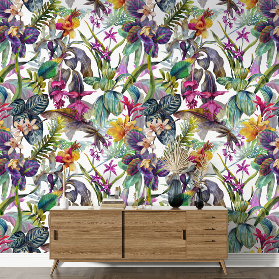 Papel pintado con motivos XL - Motivo tropical