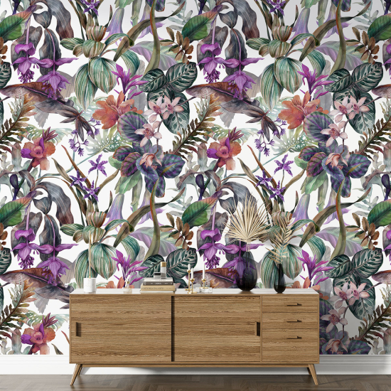 Papel pintado con motivos XL - Motivo tropical