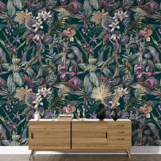 Papel pintado con motivos XL - Motivo tropical