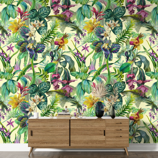 Papel pintado con motivos XL - Motivo tropical