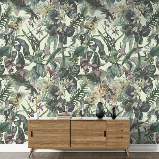 Papel pintado con motivos XL - Motivo tropical