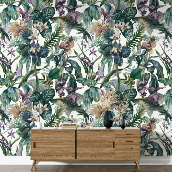 Papel pintado con motivos XL - Motivo tropical