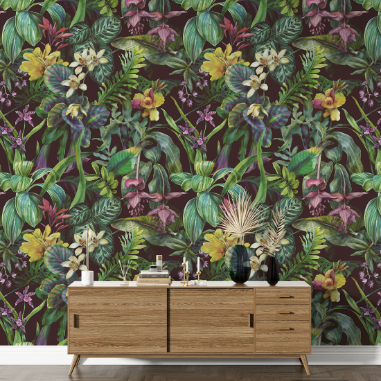 Papel pintado con motivos XL - Motivo tropical