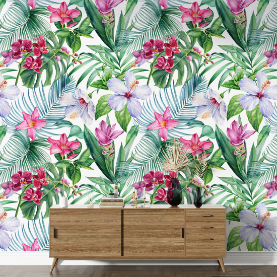 Papel pintado con motivos XL - Motivo tropical