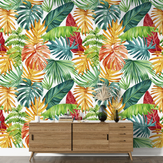 Papel pintado con motivos XL - Motivo tropical