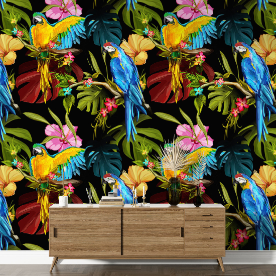 Papel pintado con motivos XL - Motivo tropical