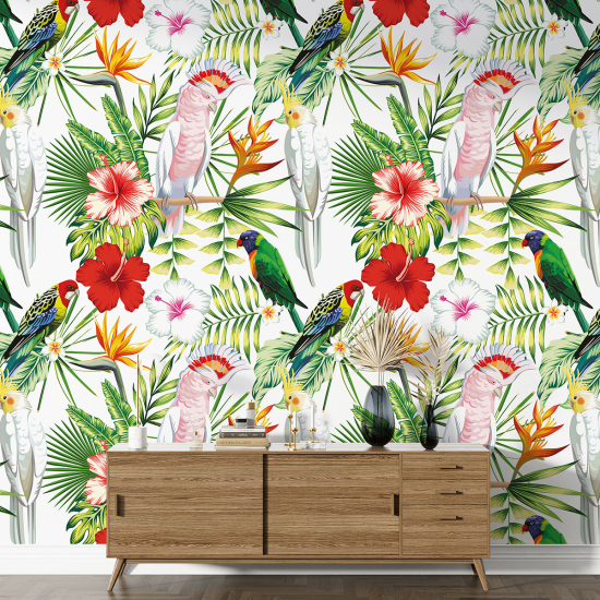 Papel pintado con motivos XL - Motivo tropical