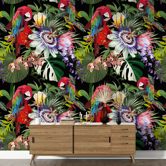 Papel pintado con motivos XL - Motivo tropical