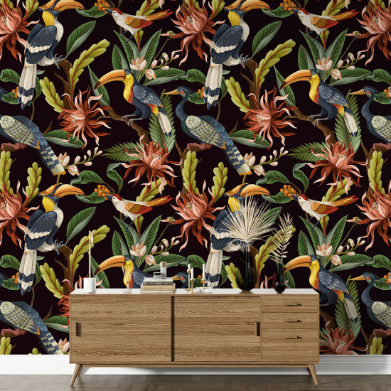 Papel pintado con motivos XL - Motivo tropical