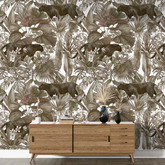 Papel pintado con motivos XL - Panteras Negras