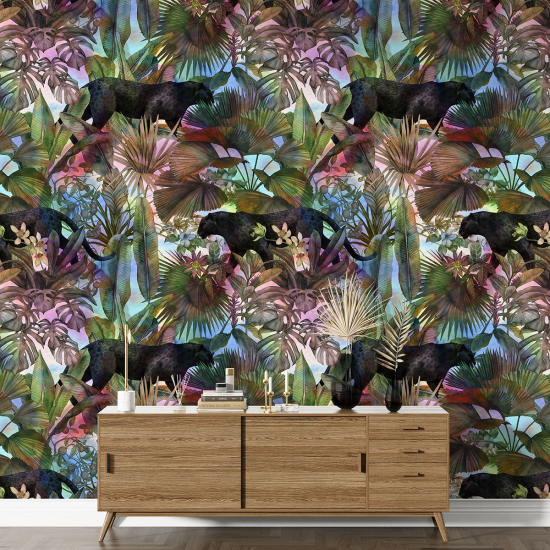 Papel pintado con motivos XL - Panteras Negras