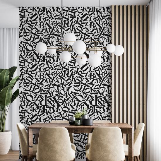 Papel pintado - Letras