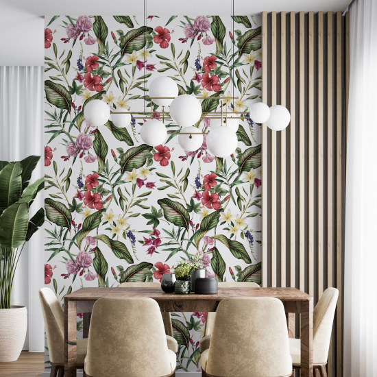 Papel pintado - Motivo flora
