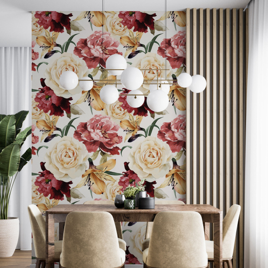 Papel pintado - Motivo floral