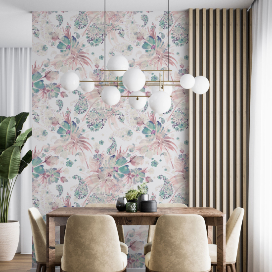 Papel pintado - Motivo floral