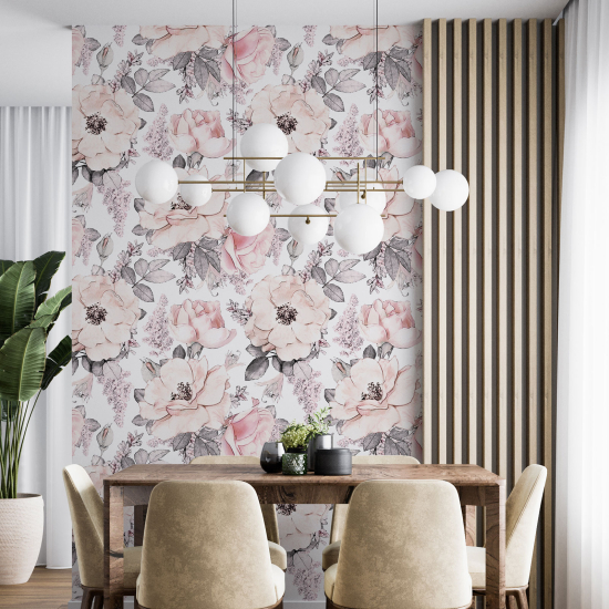 Papel pintado - Motivo floral