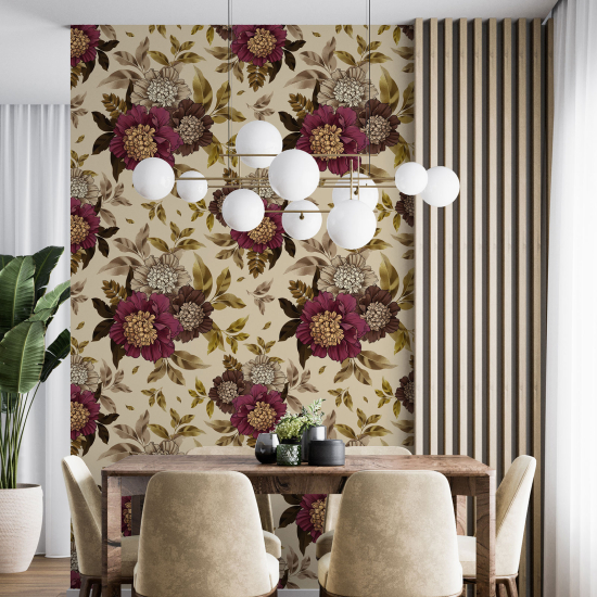 Papel pintado - Motivo floral