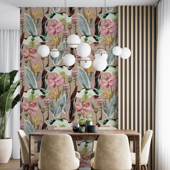 Papel pintado - Motivo floral