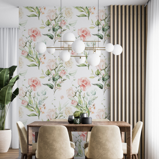 Papel pintado - Motivo floral