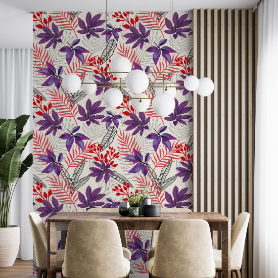 Papel pintado - Motivo floral