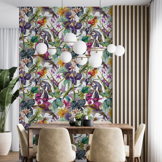 Papel pintado - Motivo floral