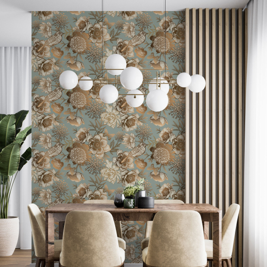 Papel pintado - Motivo floral