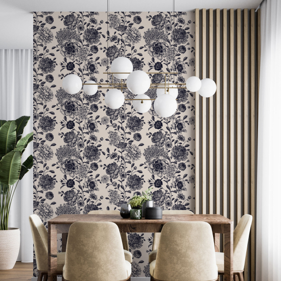 Papel pintado - Motivo floral