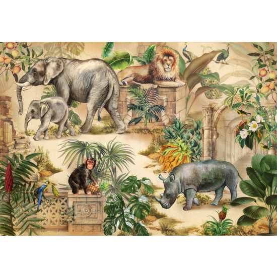 Papel pintado panorámico - Animales