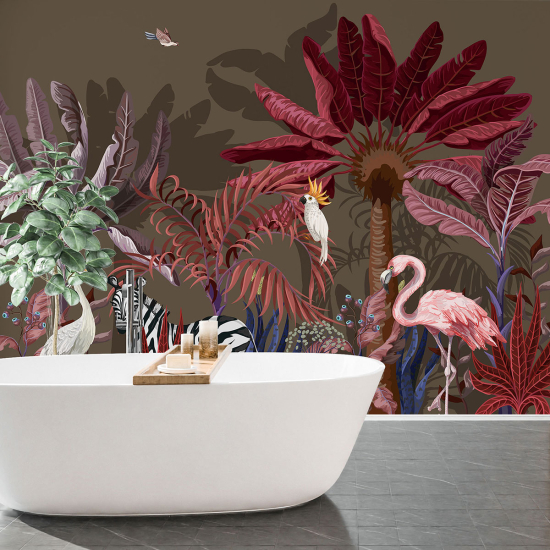 Papel pintado panorámico - Animales de la Selva