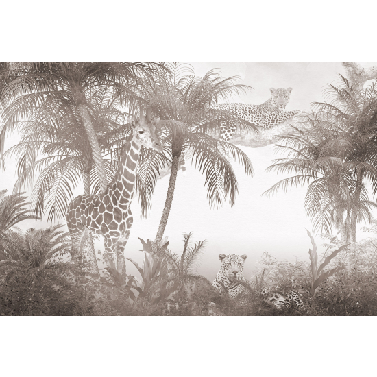 Papel pintado panorámico - Animales de la Selva