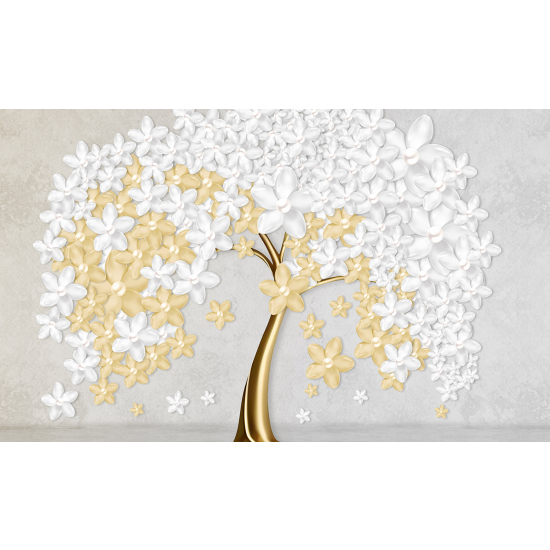 Papel pintado panorámico - Árbol 3D