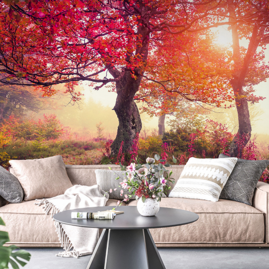 Papel pintado panorámico - Árboles Otoño